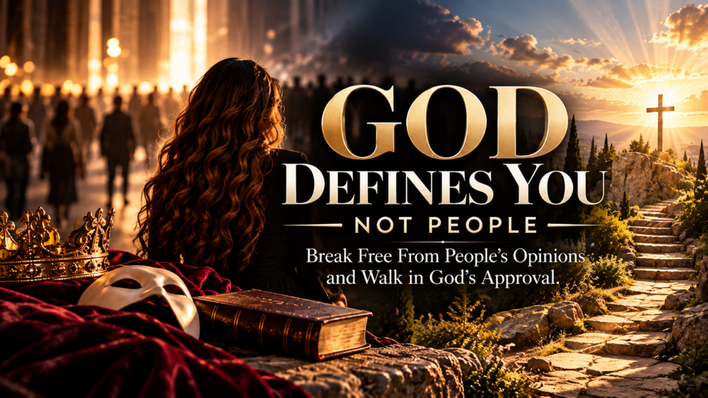 God Defines You — Not People teaching by Prophetess Sherryann Hernandez about God’s approval and identity in Christ
